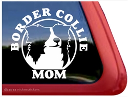 Border Collie Mom Car Truck RV Window Decal Sticker