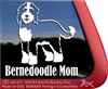 Bernedoodle Dog Window Decal