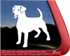 Custom Beagle Mix Dog Window Decal