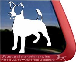 Custom Jack Russell Terrier Dog Car Truck RV Window Decal Sticker