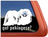 Pekingese Window Decal