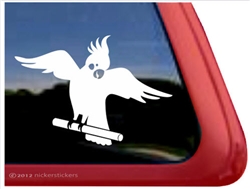 Custom Cockatiel Bird Parrot Car Truck RV Window Decal Sticker
