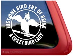 Cockatiel Window Decal