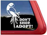 Ringneck Parrot Window Decal