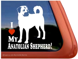 Anatolian Shepherd Window Decal