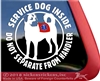 Anatolian Shepherd Service Dog Car Truck RV Window Decal Sticker