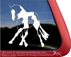 Custom APHA Dressage Horse Side Pass Vinyl iPad Car Truck RV Window Decal Sticker