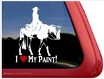 American Paint Rider Window Decal