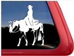 American Paint Rider Window Decal