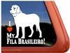 Fila Brasilerio Window Decal