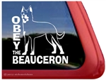 Beauceron Window Decal