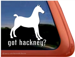 Hackney Pony Window Decal