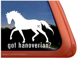 Hanoverian Window Decal