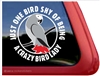 African Grey Window Decal