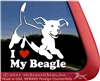 Beagle Window Decal