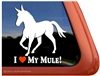 Mule Gaited Window Decal