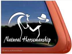 Horse & Trainer Trailer Window Decal