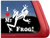 Frog Window Decal