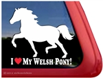 Welsh Pony Horse Trailer Window Decal