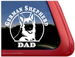 German Shepherd Dad Car Truck RV Window Decal Stickers