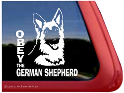 German Shepherd Window Decal