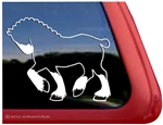 Clydesdale Draft Horse Trailer Window Decal