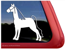 Tennessee Walker Horse Trailer Window Decal