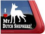 Dutch Shepherd Window Decal