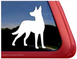 Custom Dutch Shepherd Dog Car Truck RV Window Decal Sticker