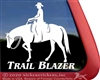 Competitive Trail Horse Trailer Window Decal