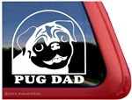 Pug Window Decal