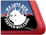 French Bulldog Window Decal