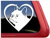 French Bulldog Frenchie Love Car Truck RV Window Decal Sticker
