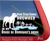 Dogue de BordeauxVinyl Dog Window RV Truck Car iPad Laptop Decal Sticker