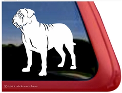 Dogue de Bordeaux Window Decal