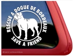 Dogue de Bordeaux Window Decal