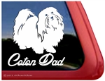 Coton de TulÃ©ar Window Decal