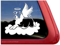 Custom Memorial Boxer Dog Decal Sticker Car Auto Window iPad