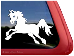 Cartoon Pony Window Decal
