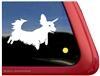 Custom Longhair Dachshund Dog Car Truck RV Window Decal Sticker