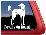 Saluki Hound Dog Vinyl Decal Car Auto Laptop iPad Sticker