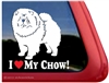 Chow Chow Hound Dog Vinyl Decal Car Auto Laptop iPad Sticker