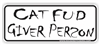 Cat Food Giver Person Bumper Sticker