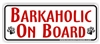 Barkaholic Bumper Sticker