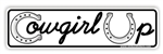 Cowgirl Up Bumper Sticker