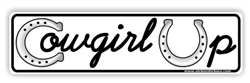 Cowgirl Up Bumper Sticker