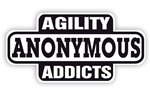 Agility Dog Bumper Sticker