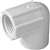 IPEX 435506 Pipe Elbow, 1/2 in, Socket x FPT, 90 deg Angle, PVC, White, SCH 40 Schedule, 150 psi Pressure