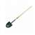 Razor-Back 40104 Irrigation Shovel, 8-7/8 in W Blade, Steel Blade, Hardwood Handle, Long Handle, 48 in L Handle