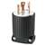 Eaton Wiring Devices L630P Twist Lock Plug, 2 -Pole, 30 A, 250 V, NEMA: NEMA L6-30, Black/White